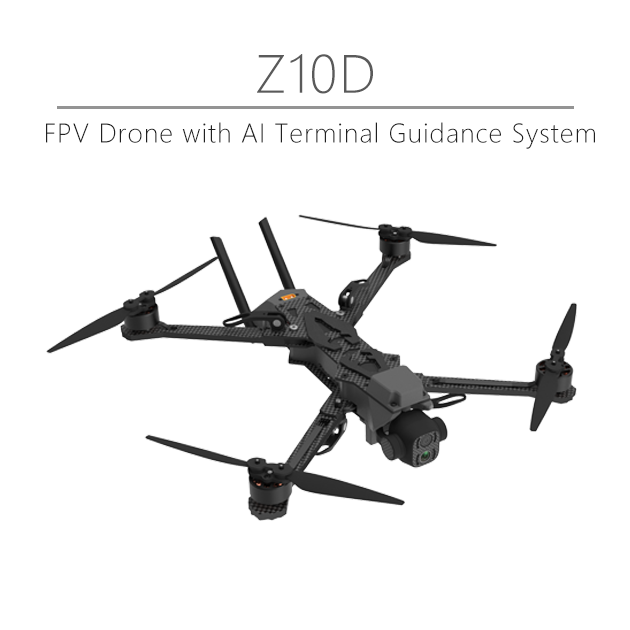 Z10D Foldable Tactical Drone — AI-Guided, 4kg Payload, Long-Range, High-Speed, Anti-Jamming, Reconnaissance-Strike Integration